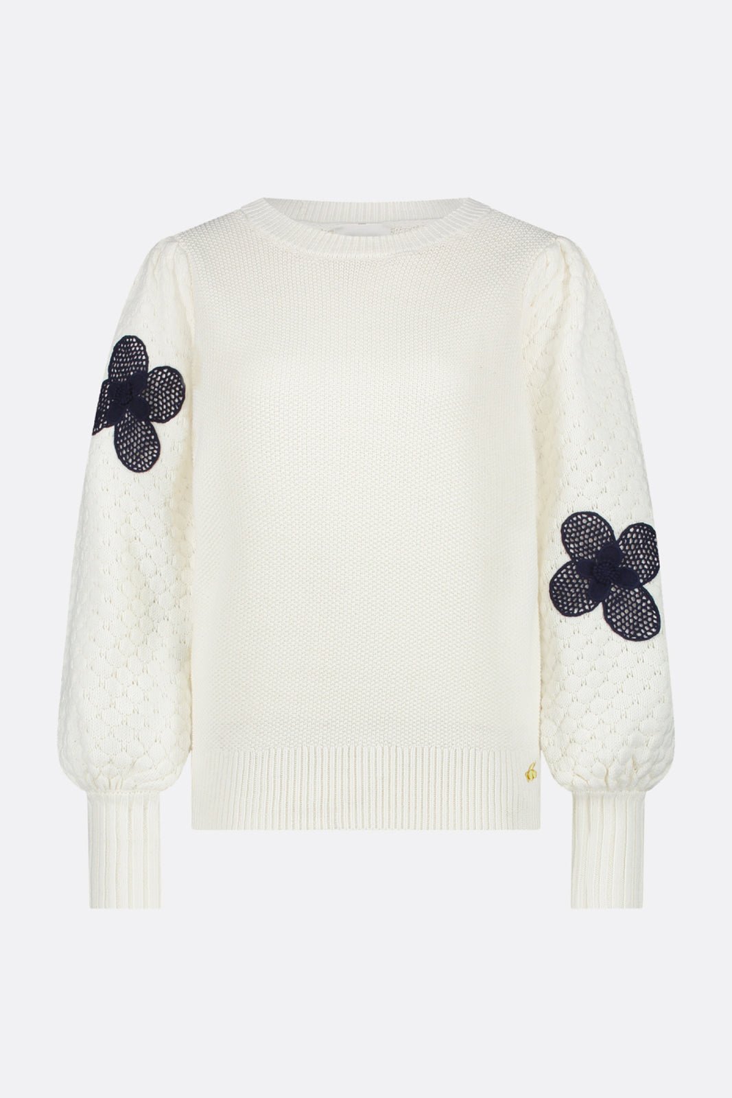 Fabienne Chapot Treboli White Embroidered Jumper – The Bias Cut